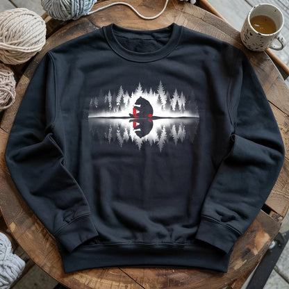 Bear Knitting Reflection Sweatshirt
