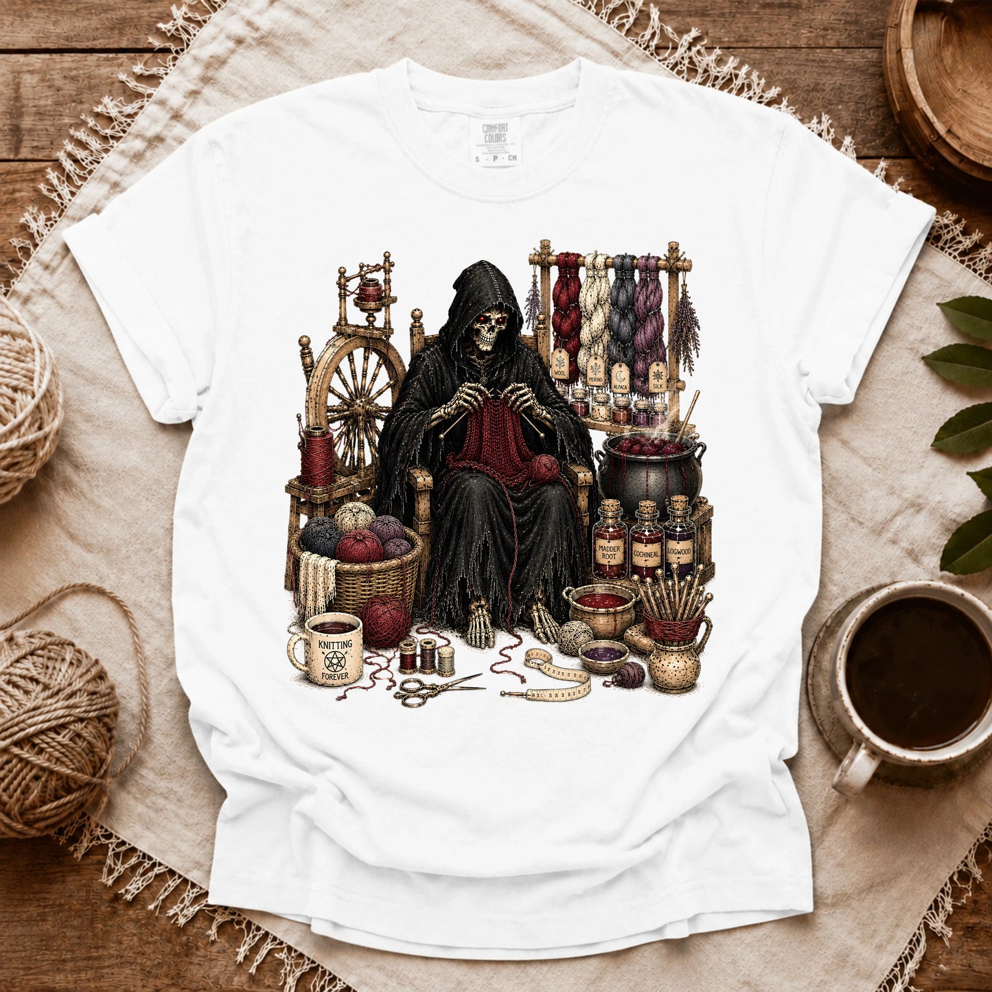 Comfort Colors Knitting Devil T-shirt