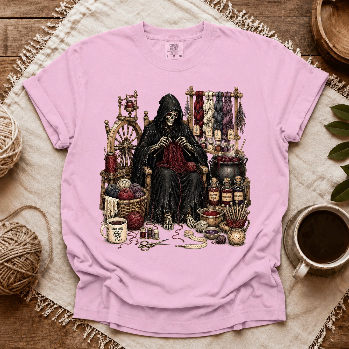 Comfort Colors Knitting Devil T-shirt