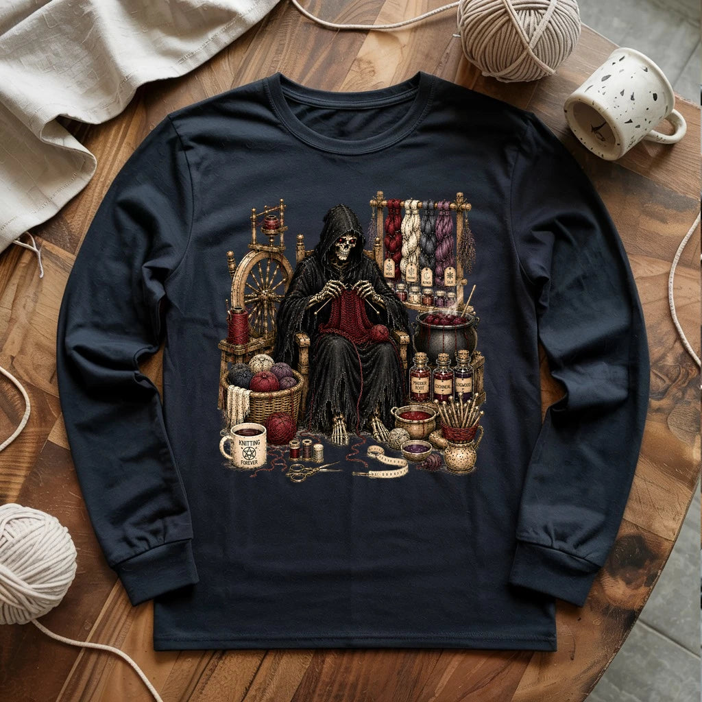 Knitting Devil Long Sleeve T-shirt