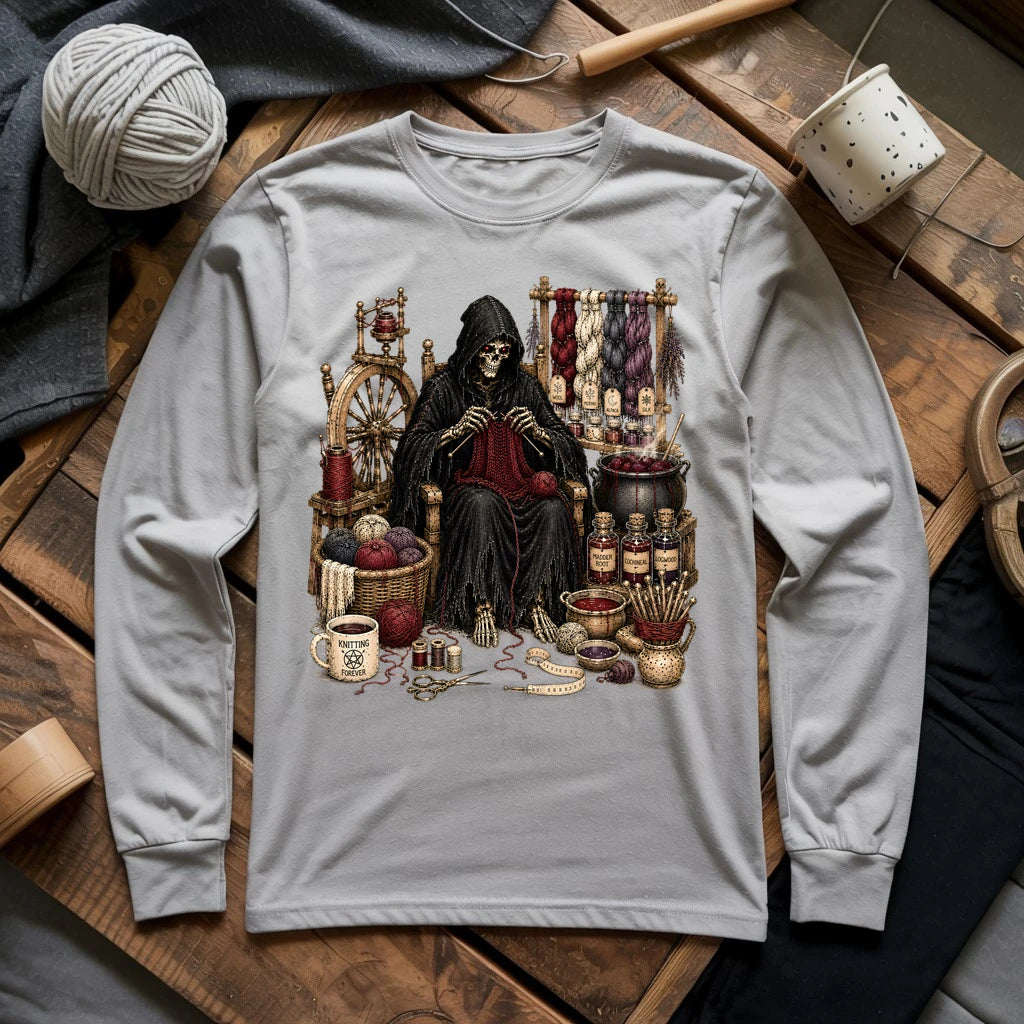Knitting Devil Long Sleeve T-shirt