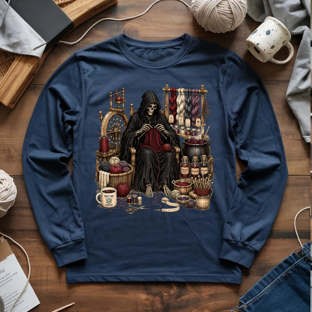 Knitting Devil Long Sleeve T-shirt