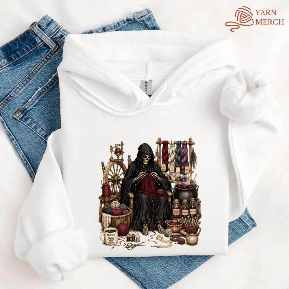 Knitting Devil Hoodie