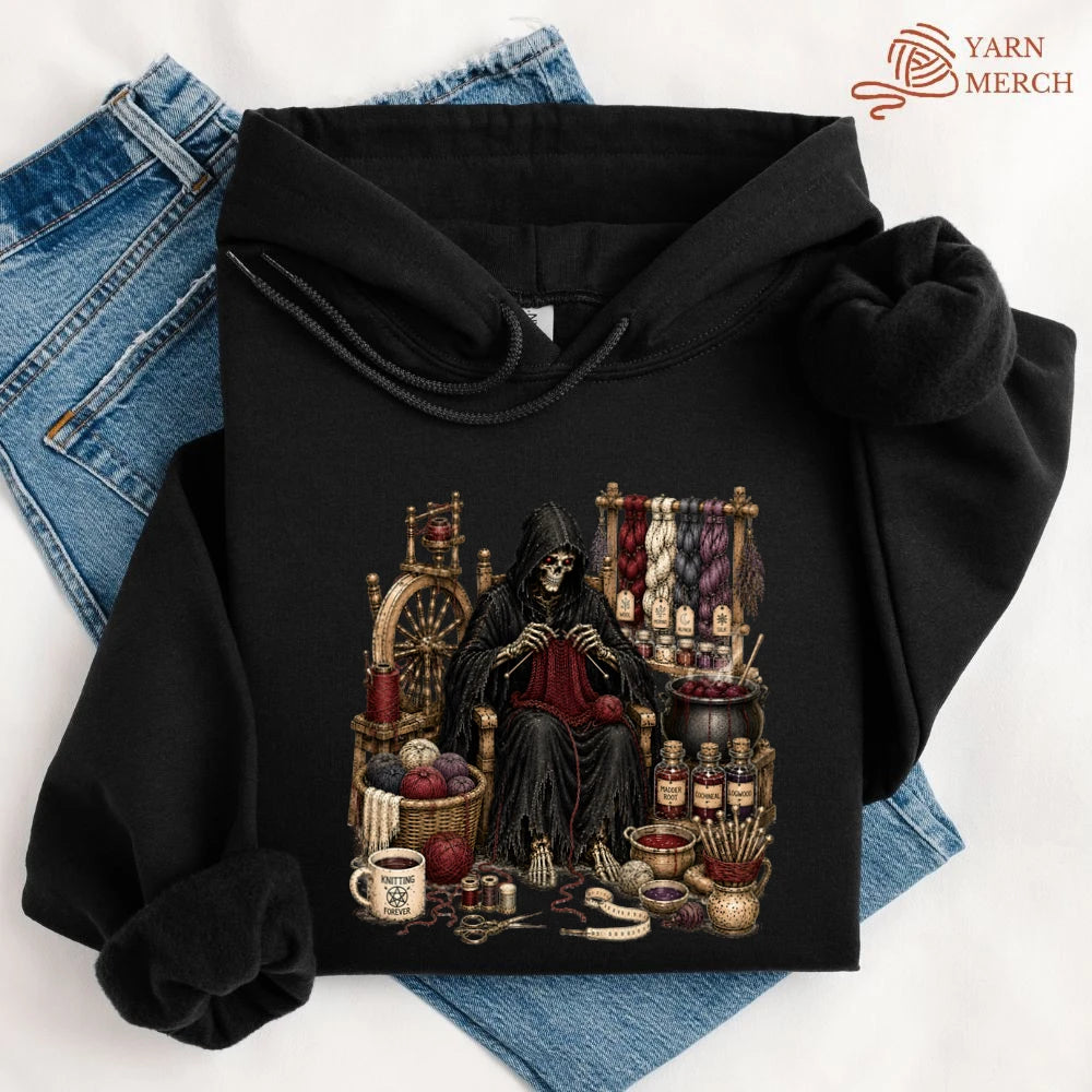 Knitting Devil Hoodie