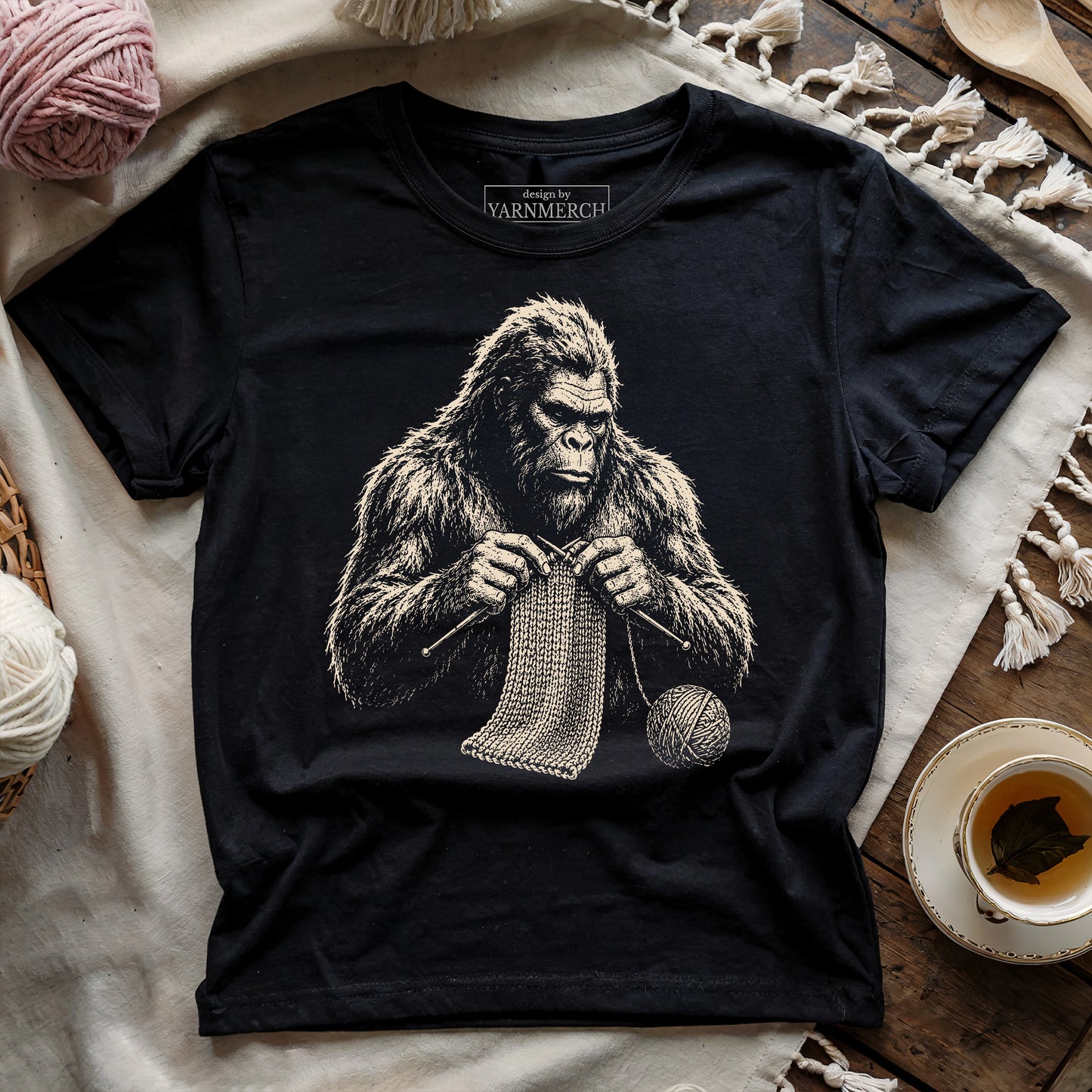 The Bigfoot Knitter T-shirt
