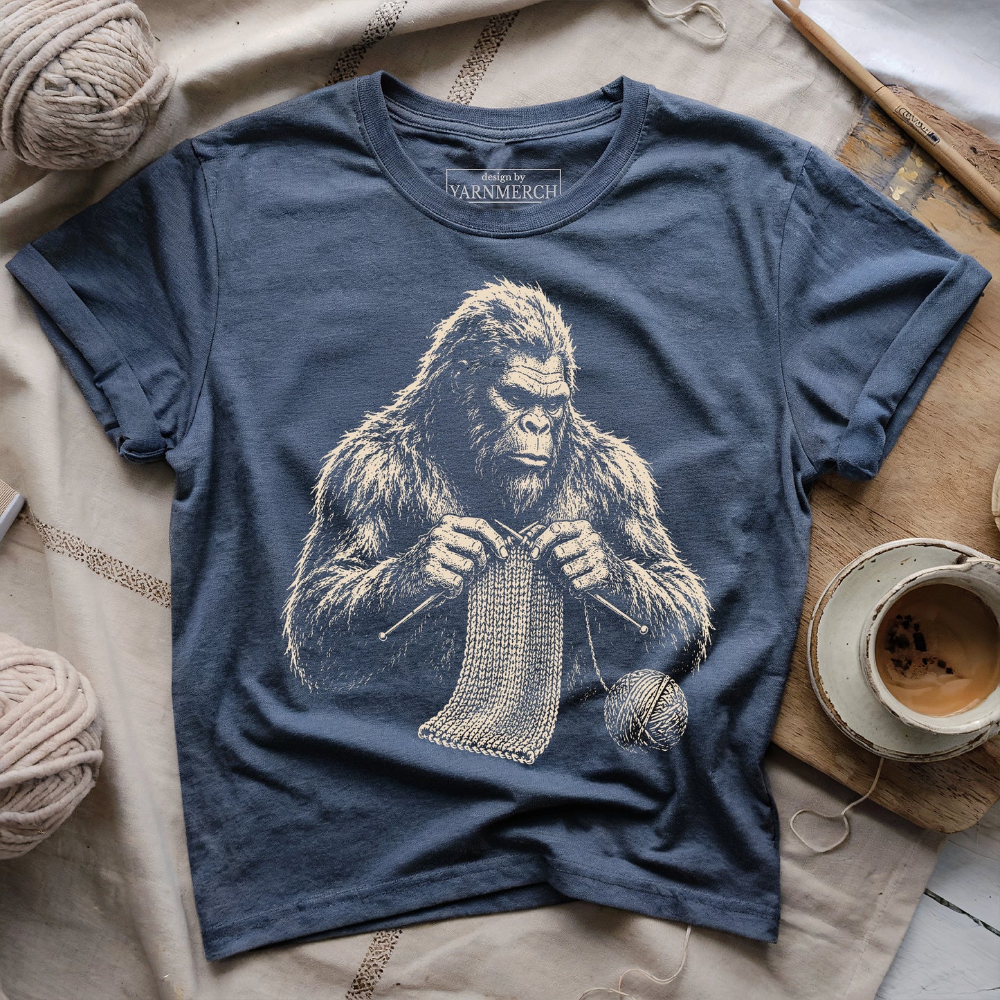 The Bigfoot Knitter T-shirt