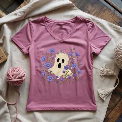 Boo-Tiful Stitches Lady V-neck