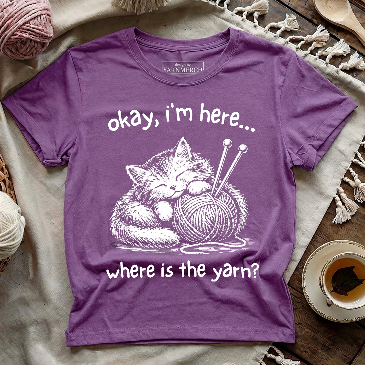 Where The Yarn T-shirt