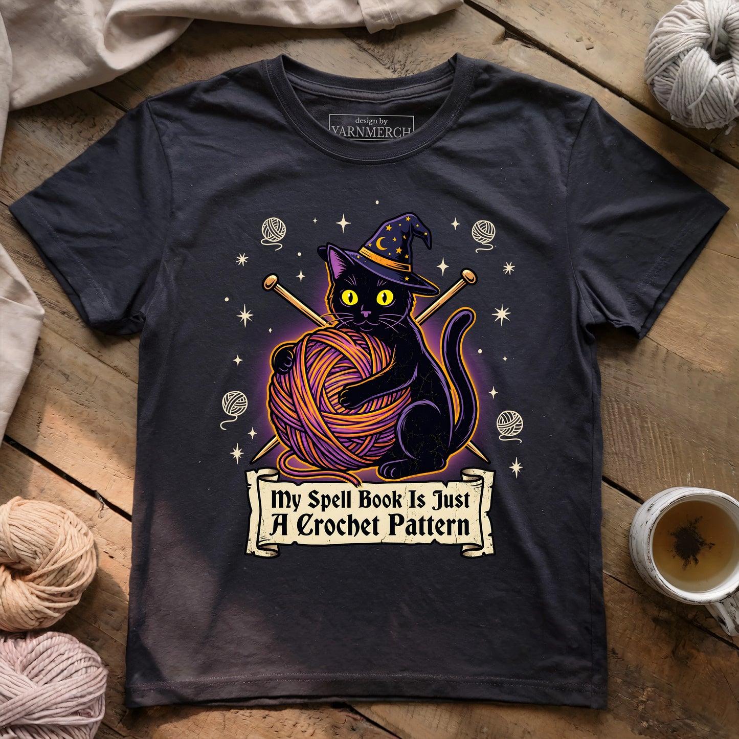My Spell Book Is Just A Crochet Pattern T-shirt