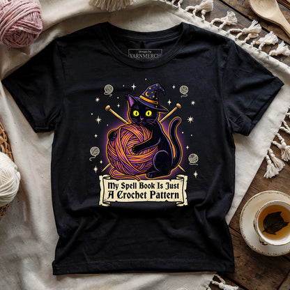 My Spell Book Is Just A Crochet Pattern T-shirt