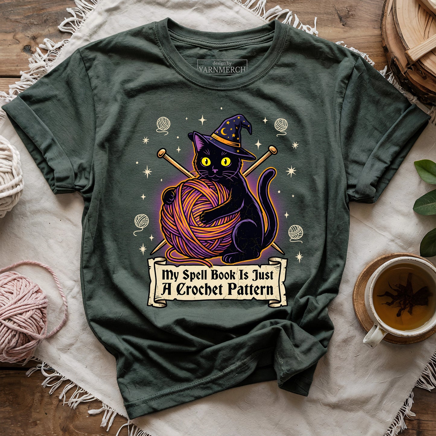 My Spell Book Is Just A Crochet Pattern T-shirt