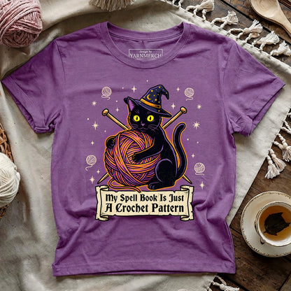 My Spell Book Is Just A Crochet Pattern T-shirt