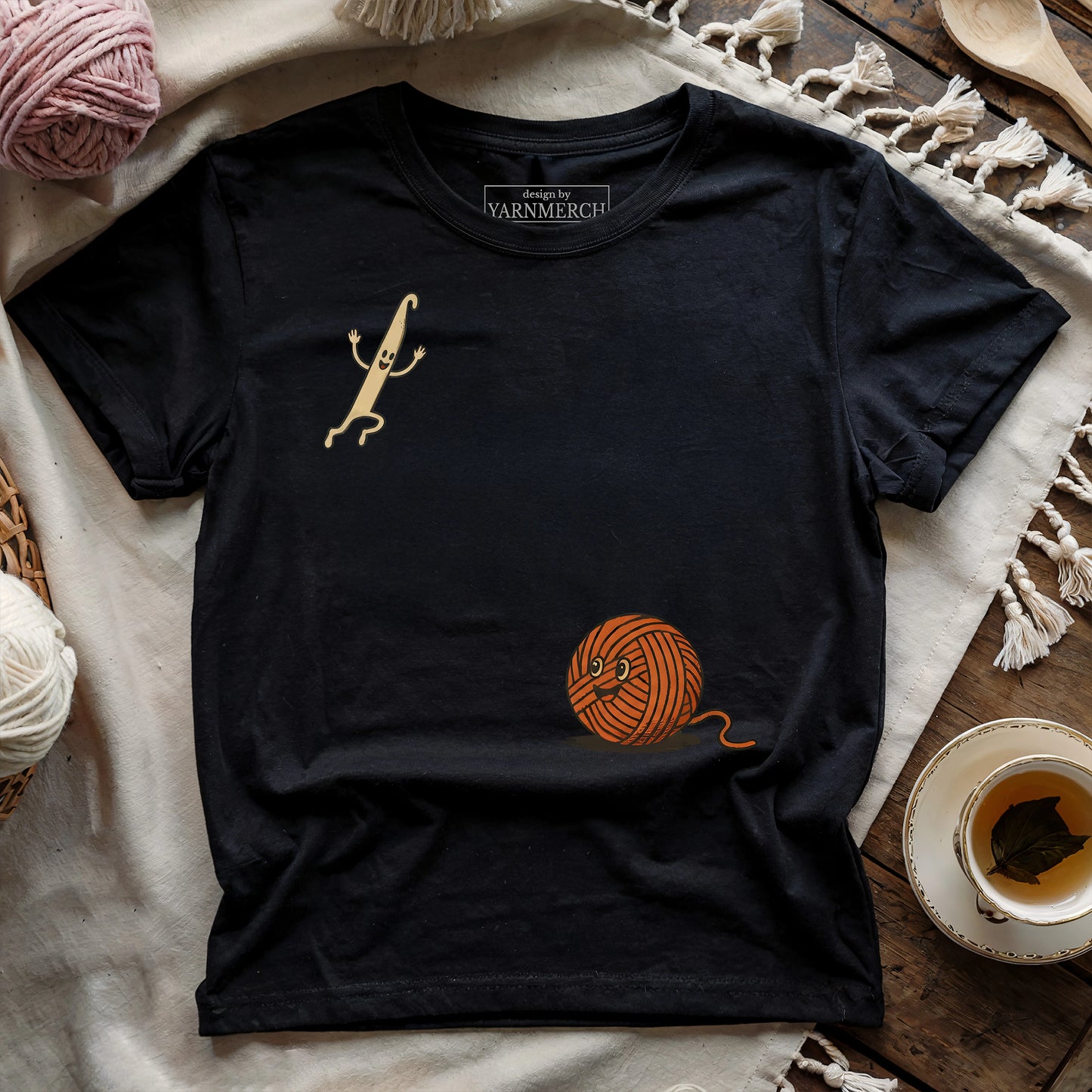 Hookerd on Yarn T-shirt