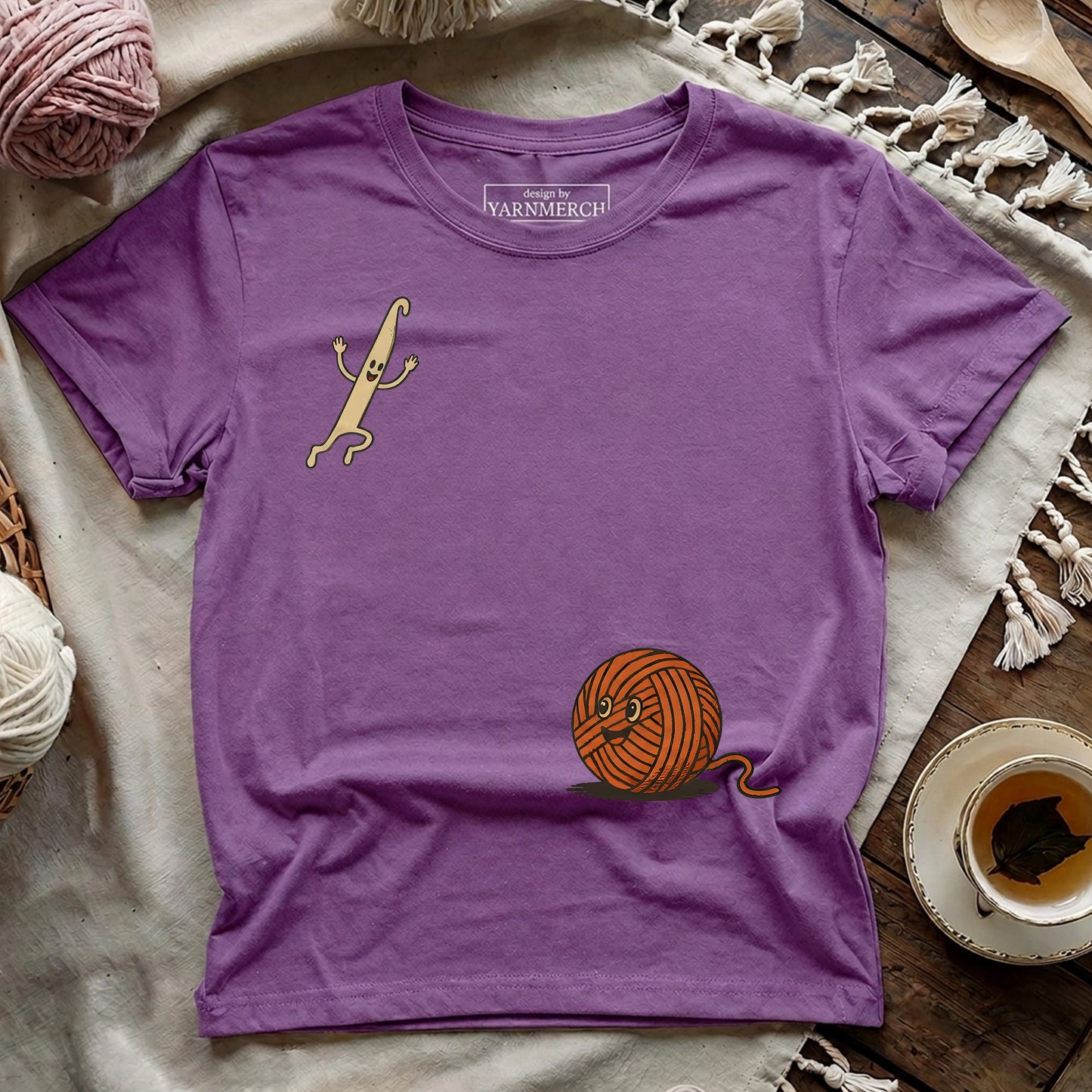 Hookerd on Yarn T-shirt