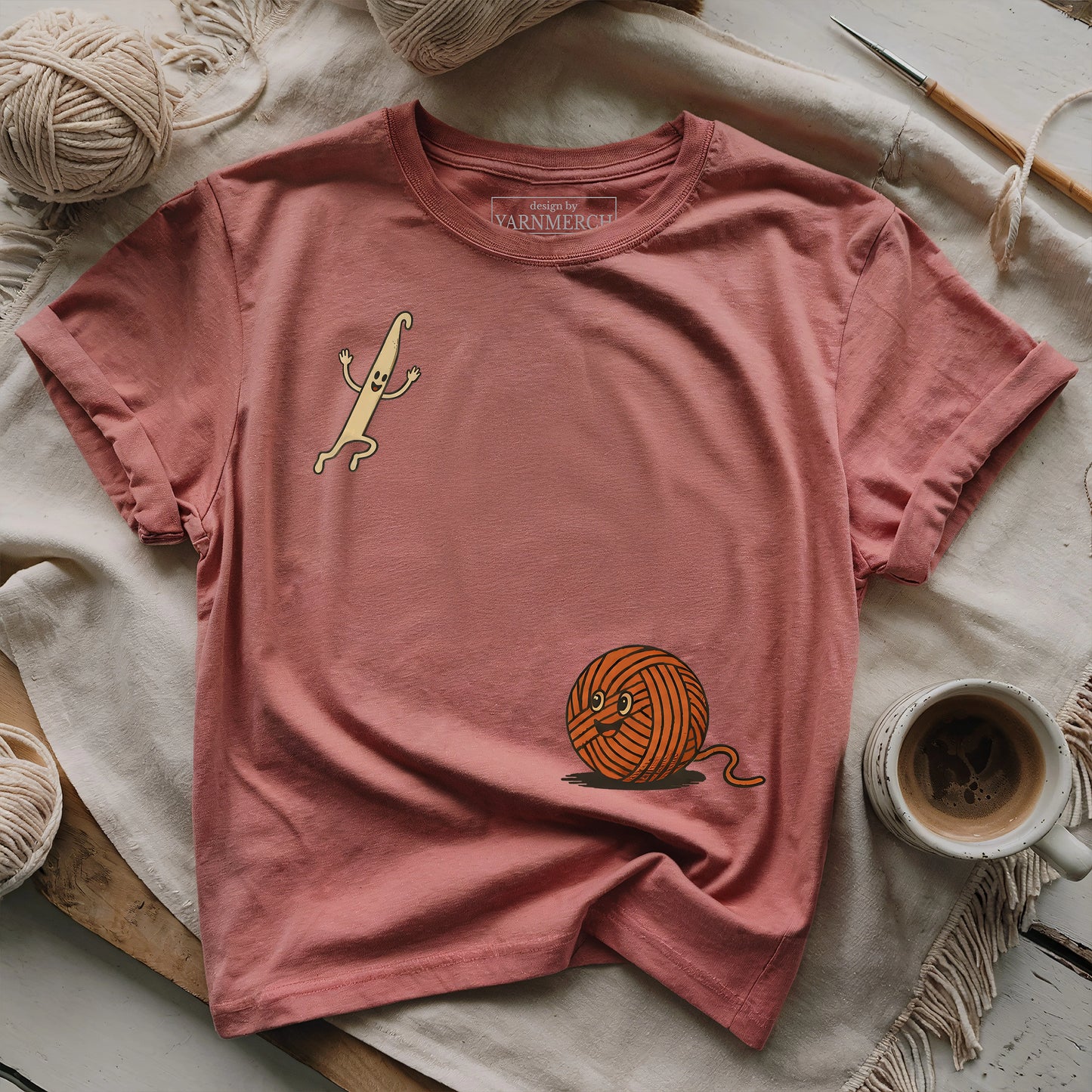 Hookerd on Yarn T-shirt