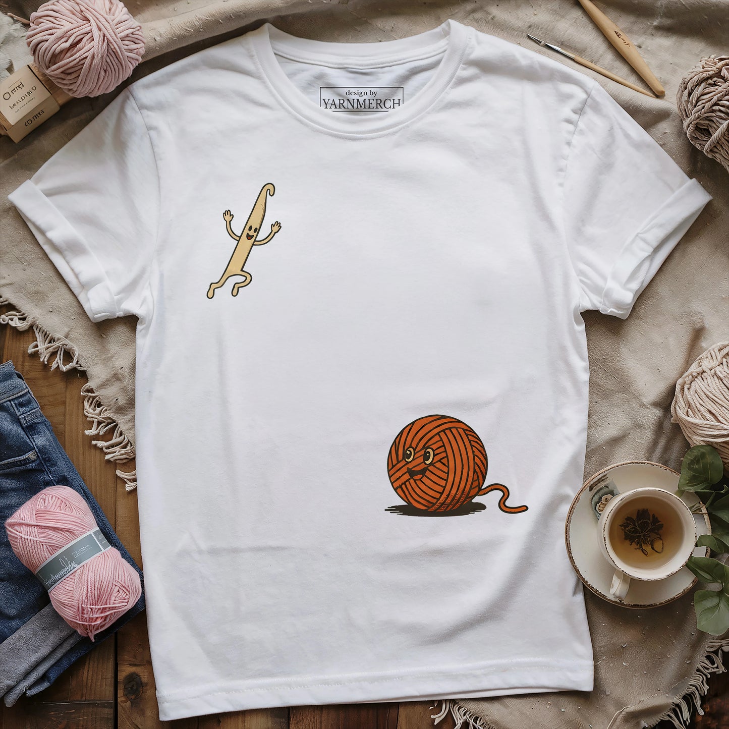 Hookerd on Yarn T-shirt