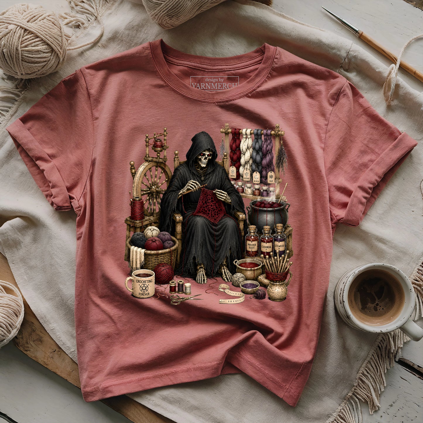Crocheting Devil T-shirt
