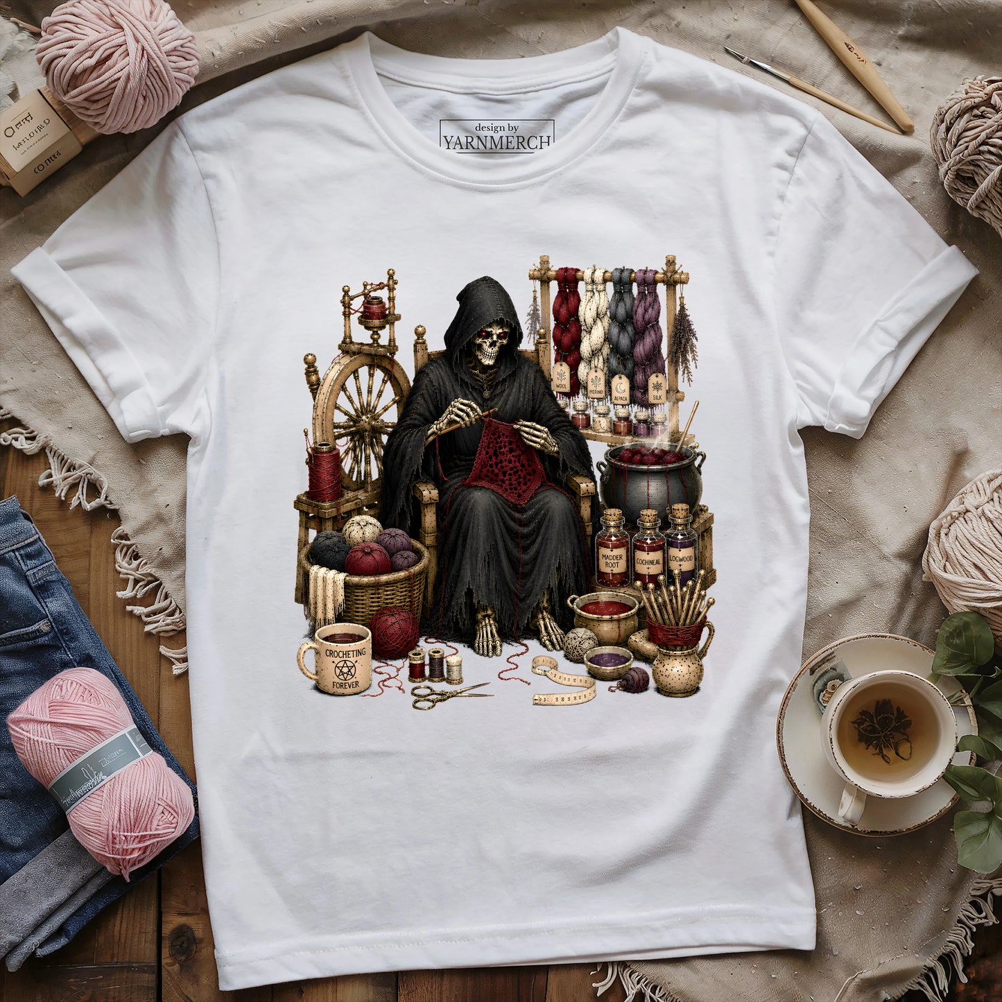 Crocheting Devil T-shirt