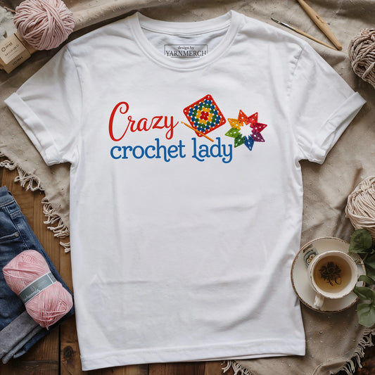 Crazy Crochet Lady T-shirt
