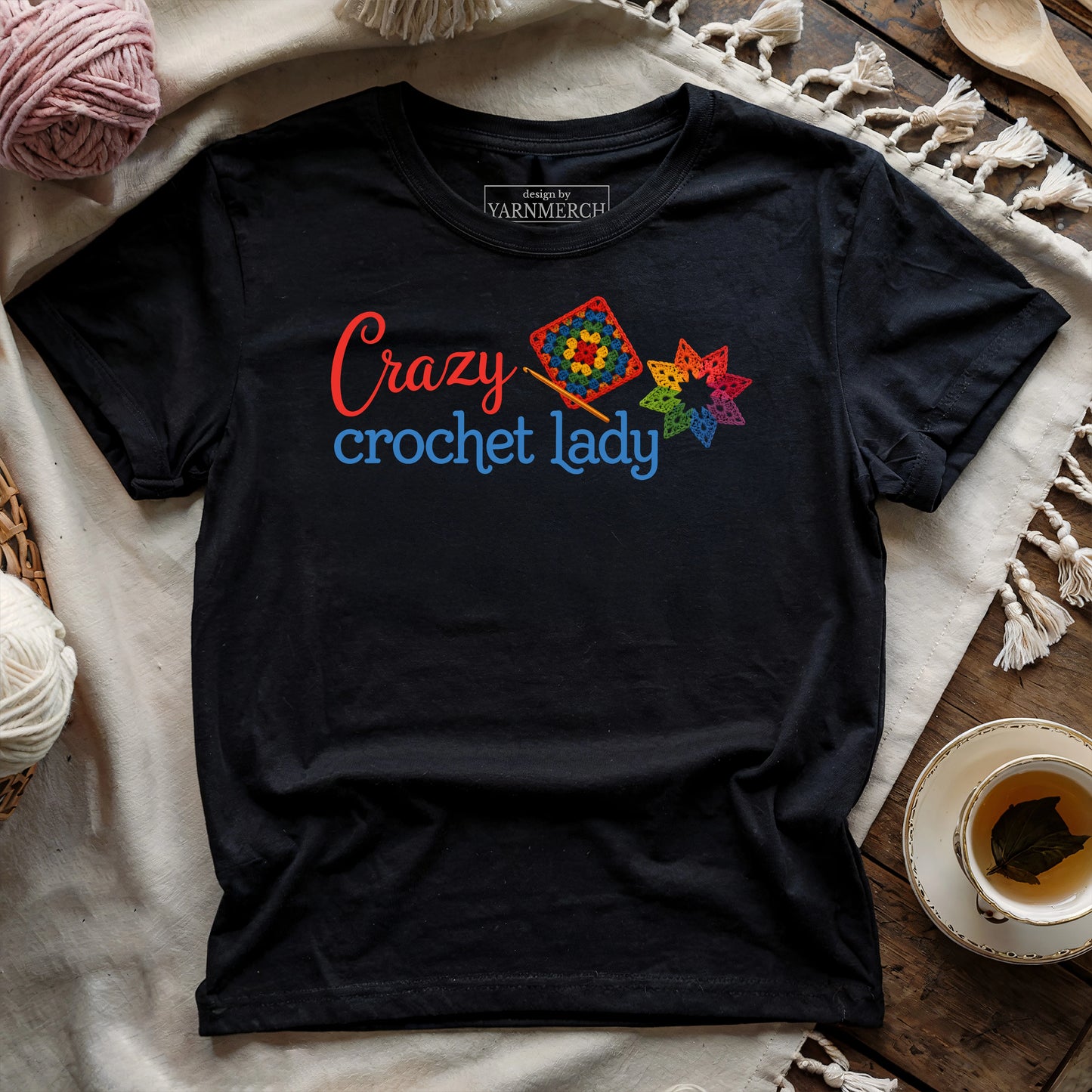 Crazy Crochet Lady T-shirt