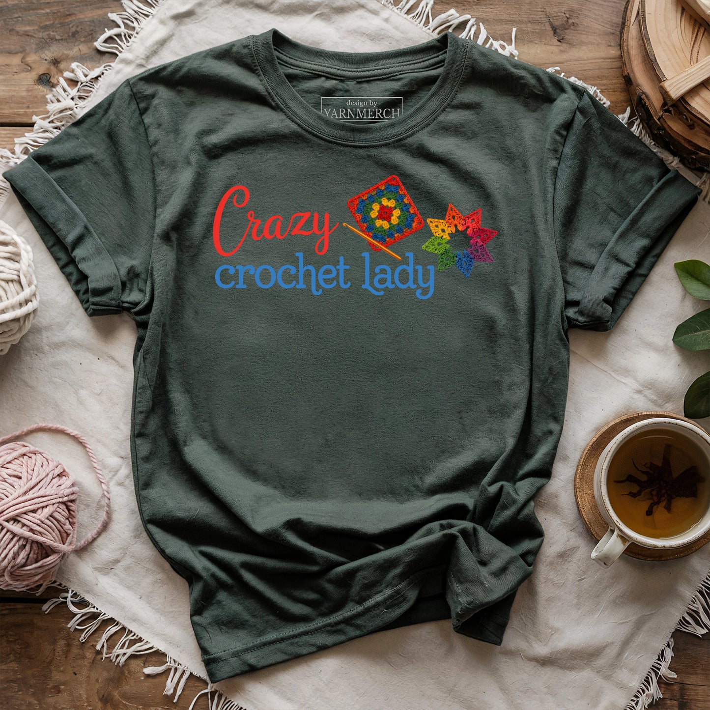 Crazy Crochet Lady T-shirt