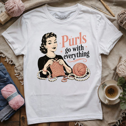 Purls go with everything T-shirt