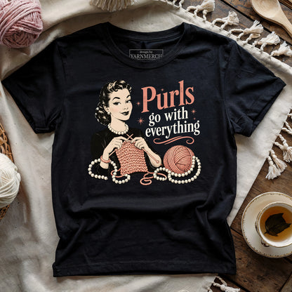 Purls go with everything T-shirt