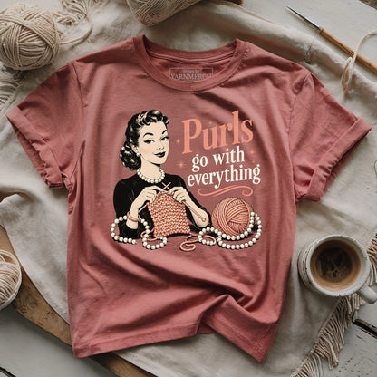 Purls go with everything T-shirt