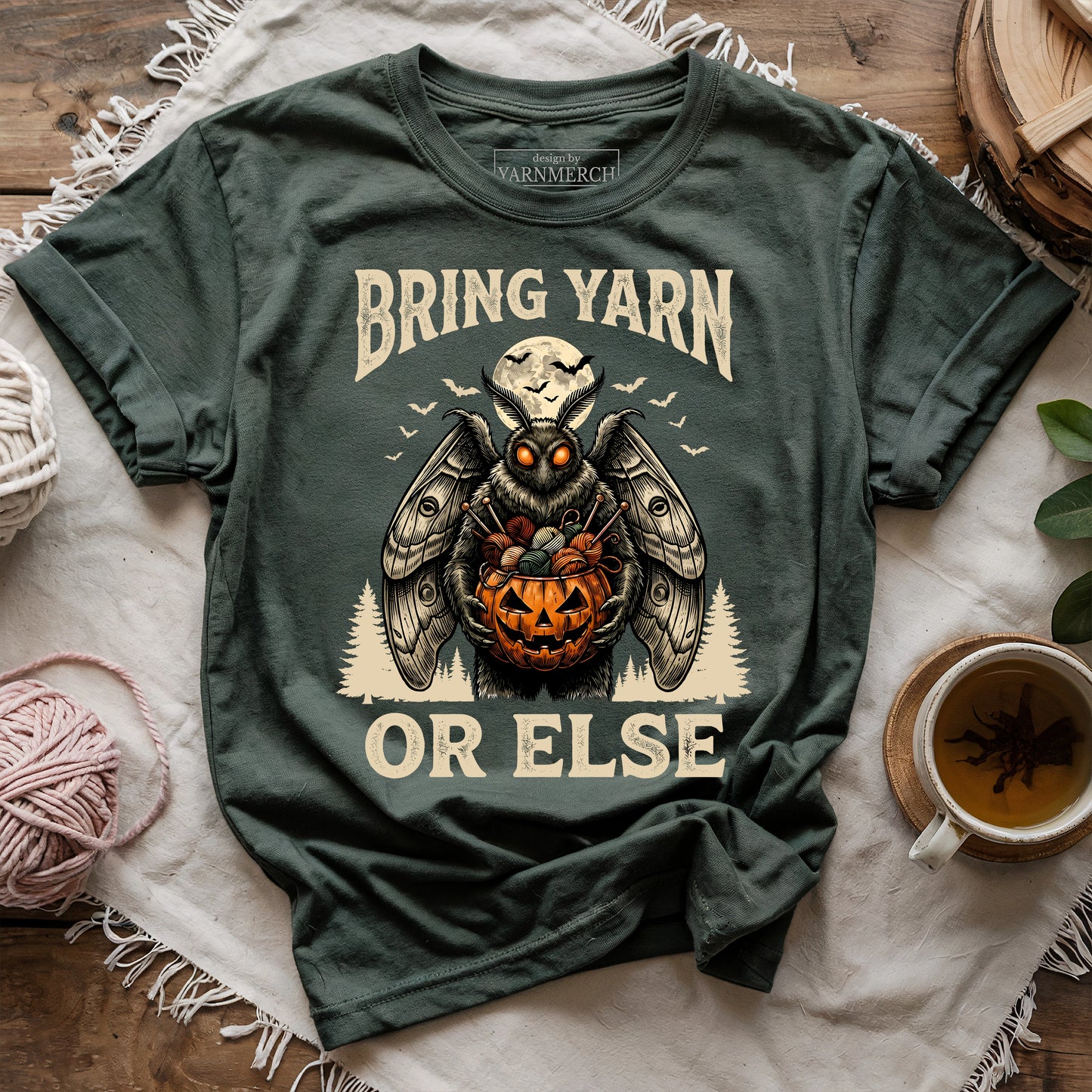 Bring Yarn Or Else T-shirt