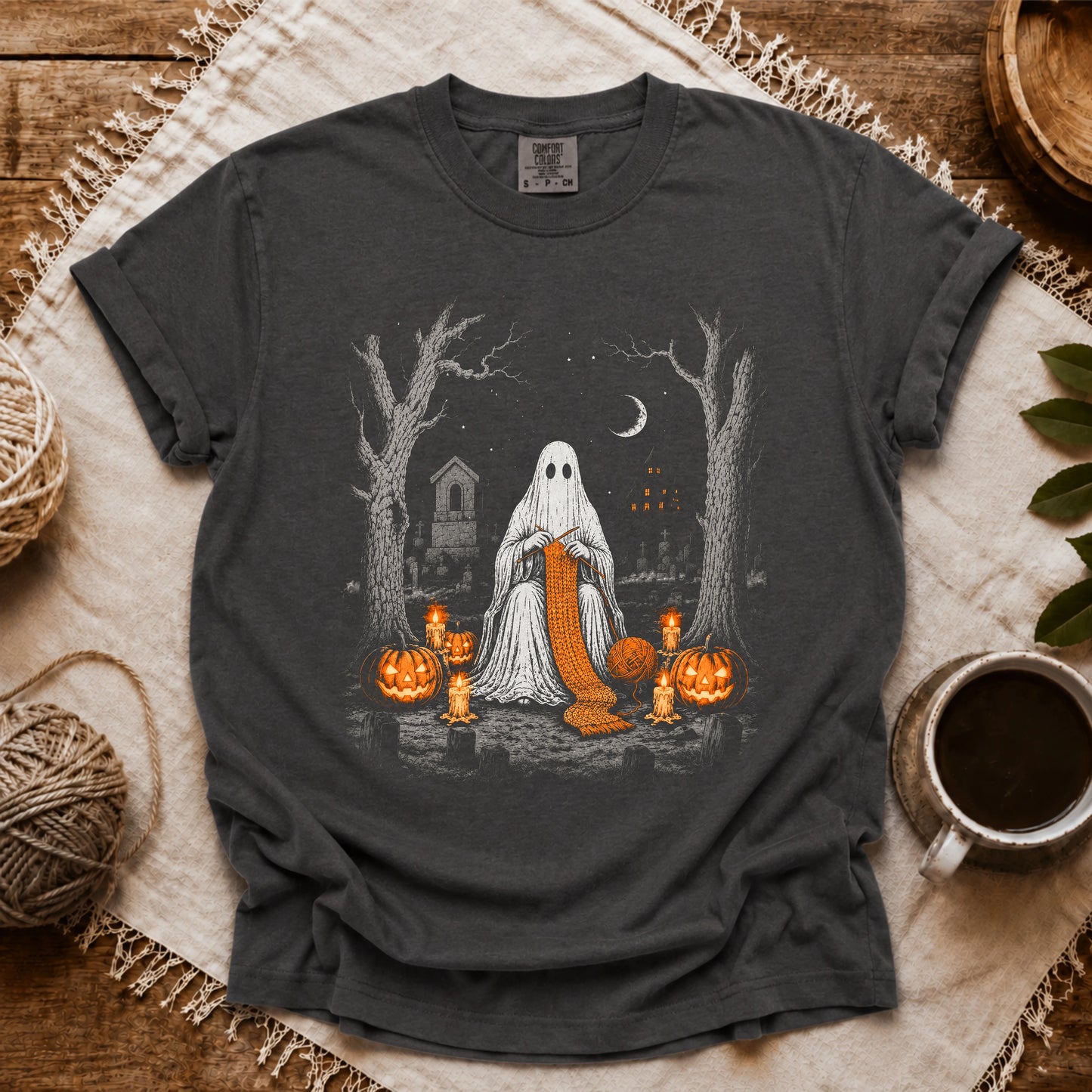 Comfort Colors Ghostly Knitter T-shirt