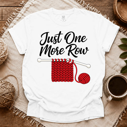 Comfort Colors Just One More Row Knitting T-shirt