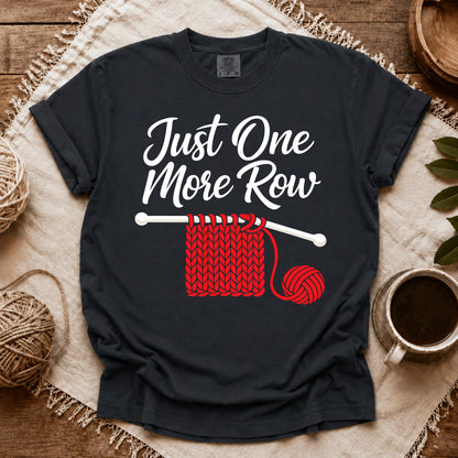 Comfort Colors Just One More Row Knitting T-shirt