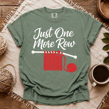 Comfort Colors Just One More Row Knitting T-shirt