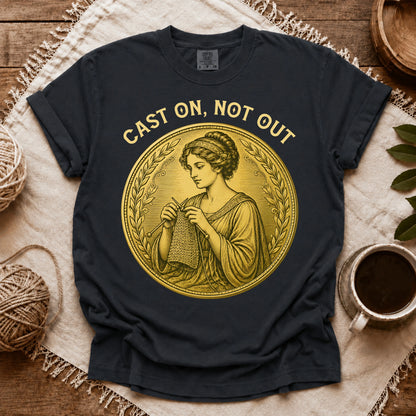 Comfort Colors Cast On, Not Out T-shirt