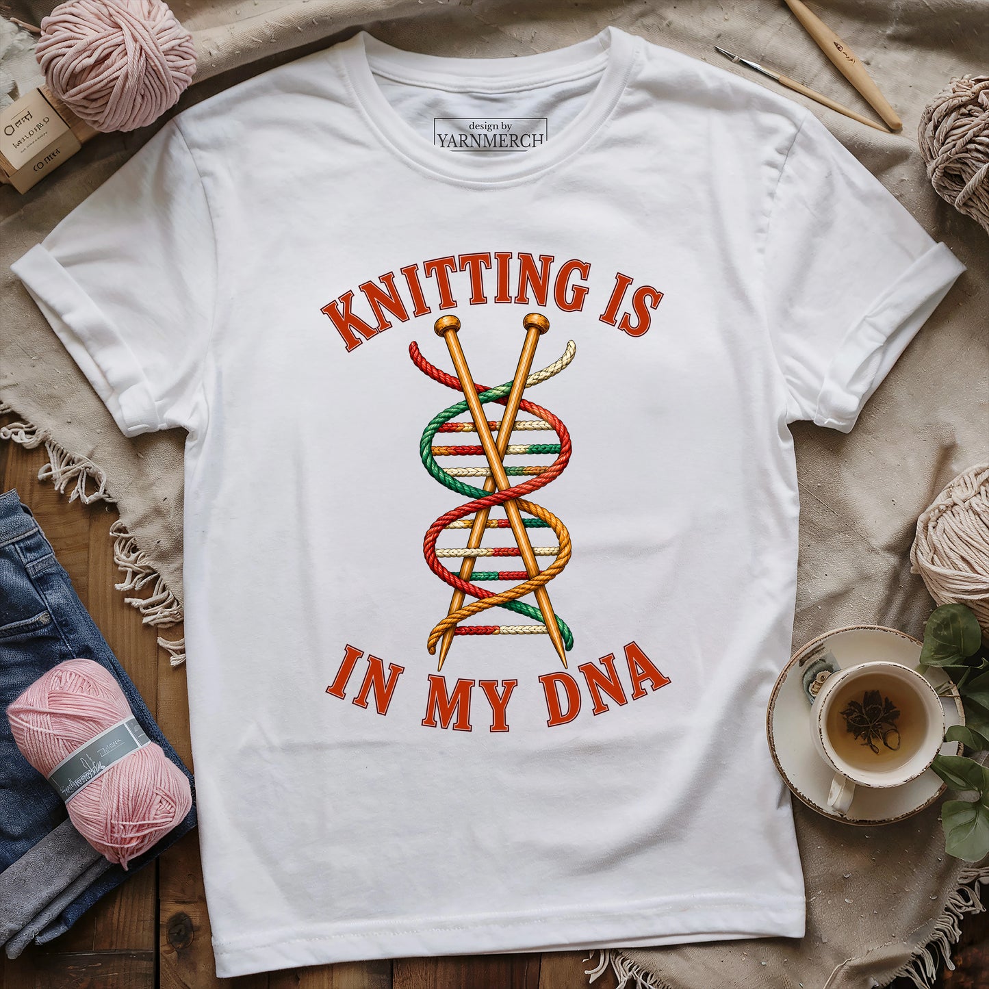 Knitting Is In My DNA T-shirt
