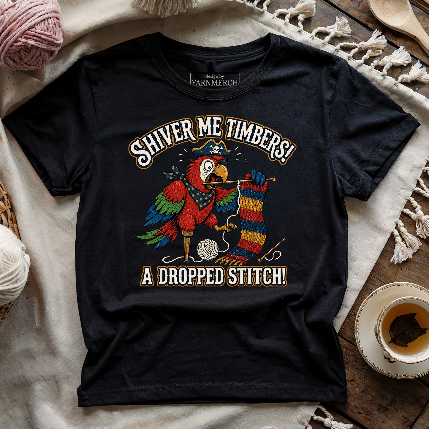 Shiver Me Timbers! A Dropped Stitch! T-shirt