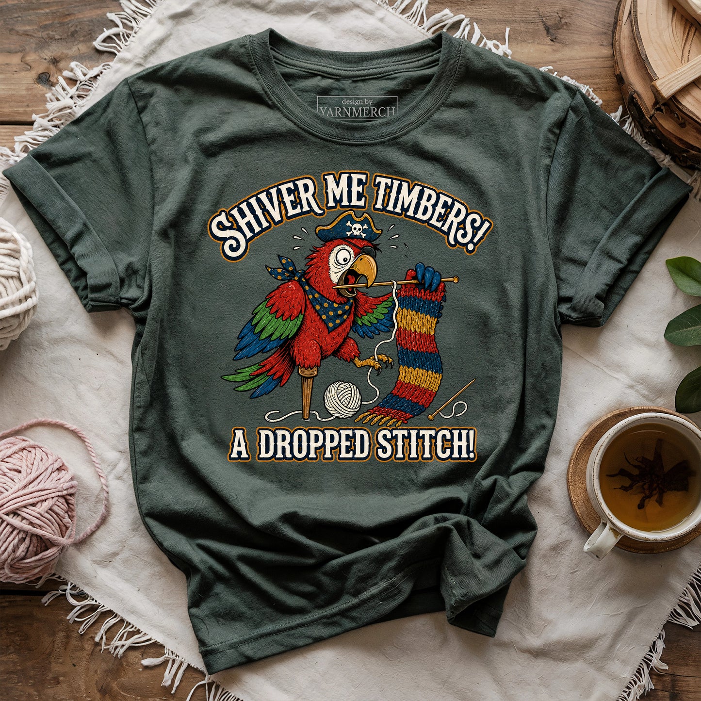 Shiver Me Timbers! A Dropped Stitch! T-shirt