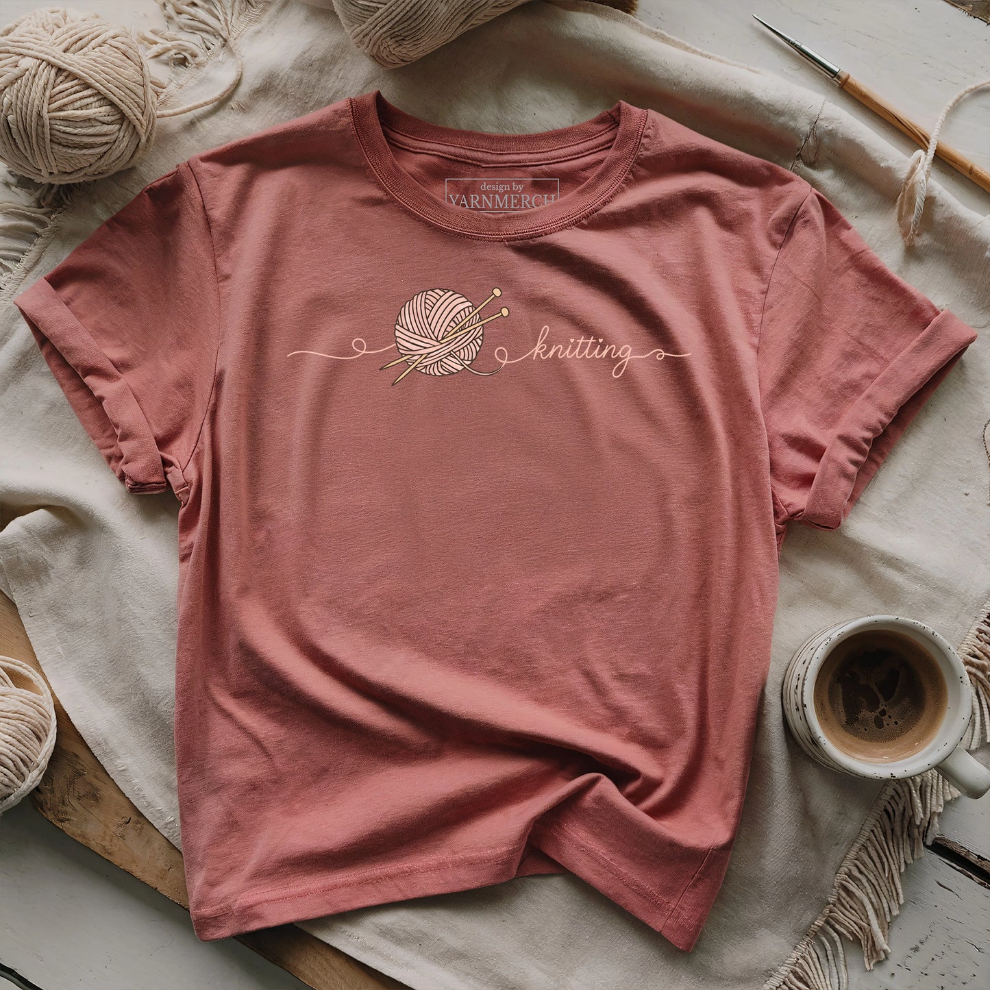 Minimalist Knitting T-shirt