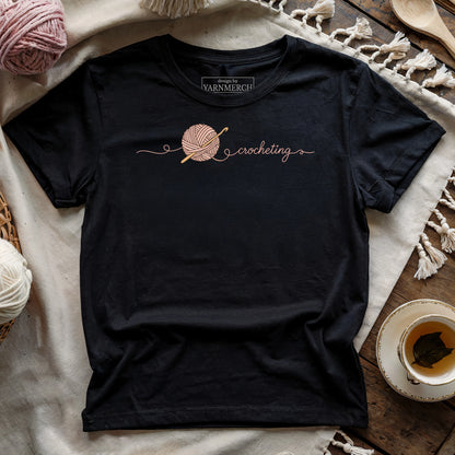 Minimalist Crocheting T-shirt