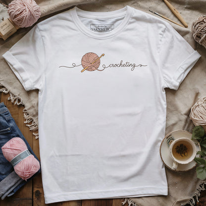 Minimalist Crocheting T-shirt