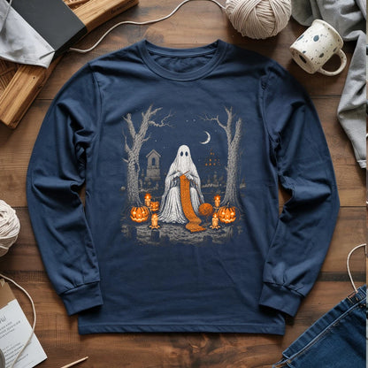 Ghostly Knitter Long Sleeve T-shirt