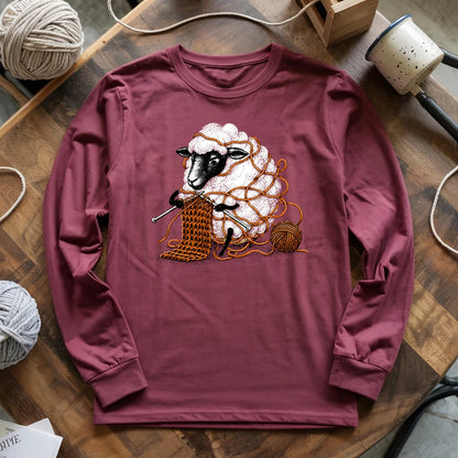Knitting is Knotty Long Sleeve T-shirt
