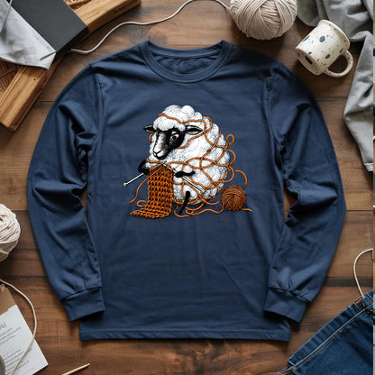 Knitting is Knotty Long Sleeve T-shirt