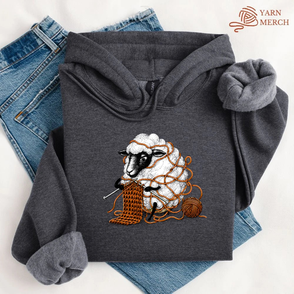 Knitting is Knotty Hoodie