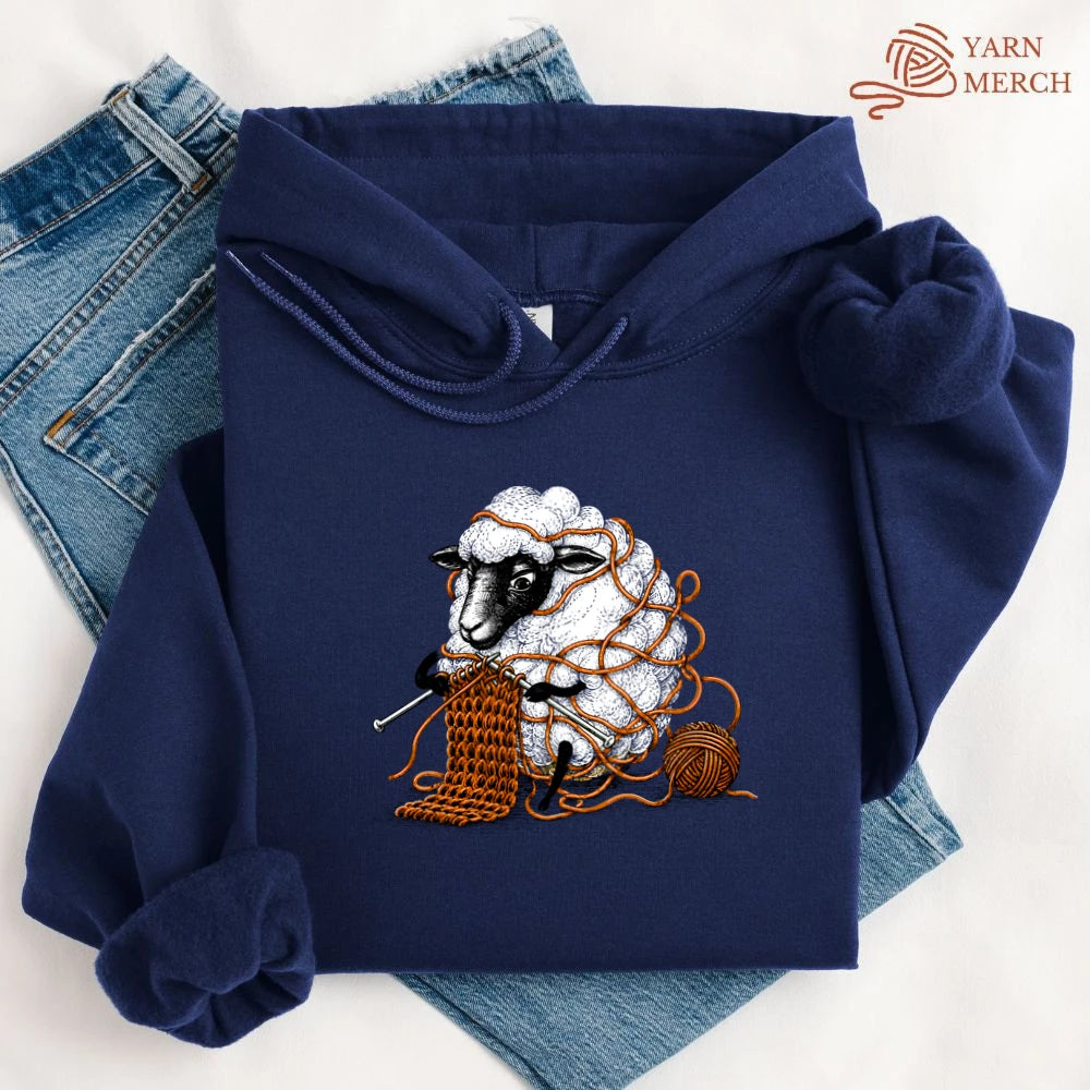 Knitting is Knotty Hoodie