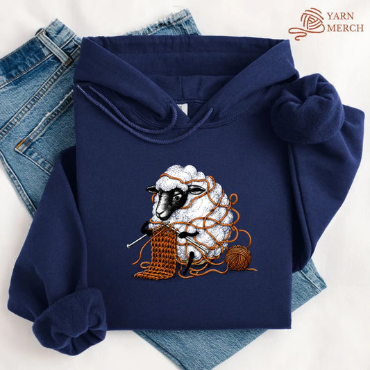 Knitting is Knotty Hoodie