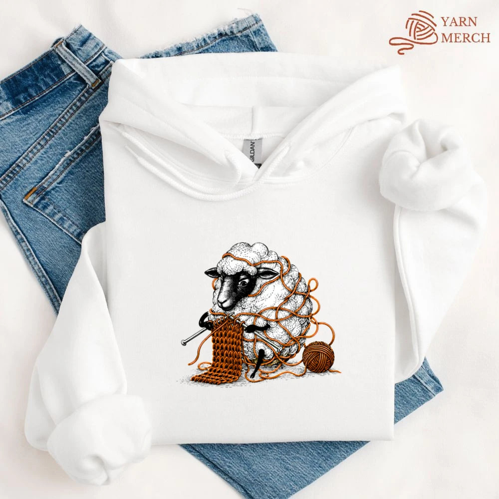 Knitting is Knotty Hoodie