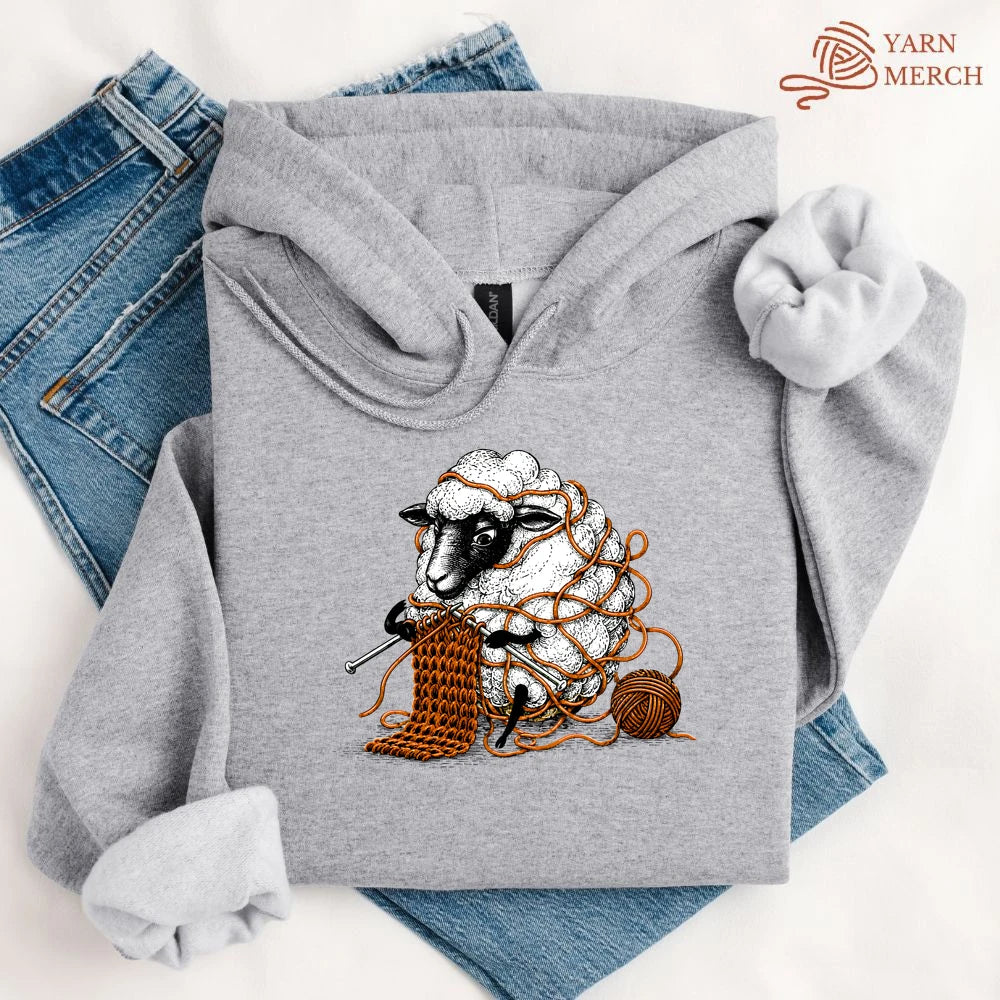 Knitting is Knotty Hoodie