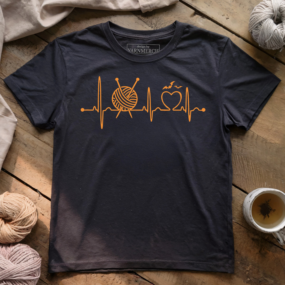 Knitter’s Heartbeat T-shirt