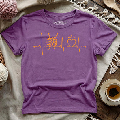 Knitter’s Heartbeat T-shirt